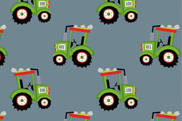 Jersey mit Traktor, Artikel-Nr. FVJ-4373, Fräulein von Julie, graublau, 0,5 m